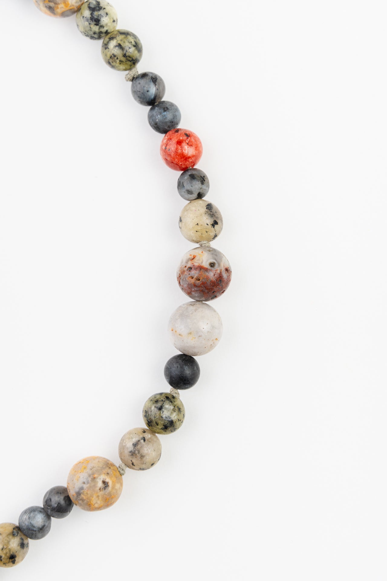 WEB15 Dog Collar Semi-Precious Stones