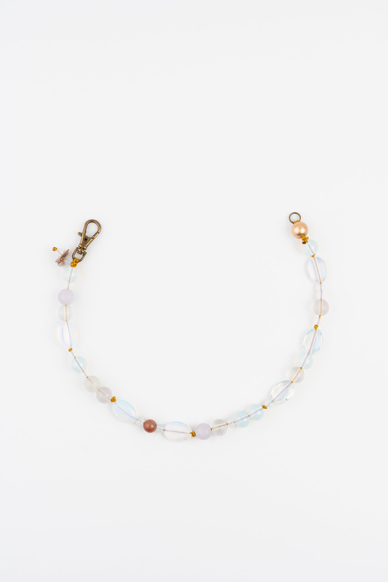 WEB11 Dog Collar Semi-Precious Stones