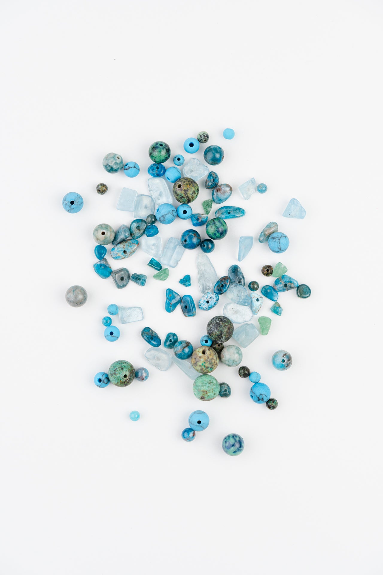 WEB54 Dog Collar Semi-Precious Stones