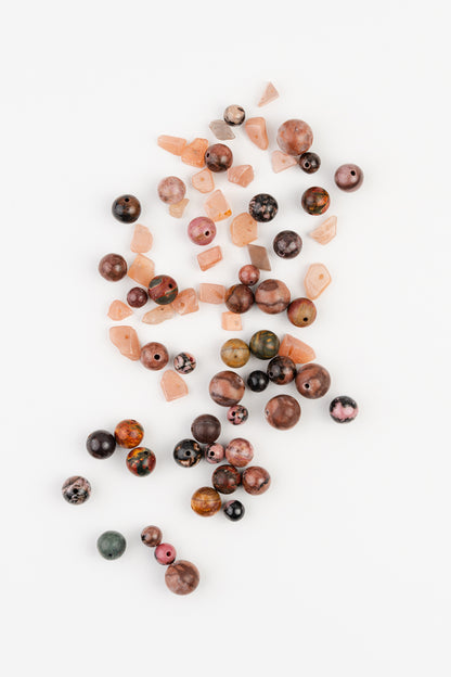 WEB4 Dog Collar Semi-Precious Stones