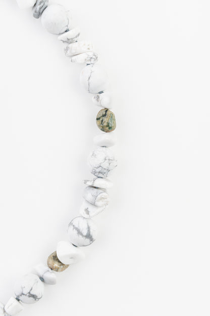 WEB9 Dog Collar Semi-Precious Stones