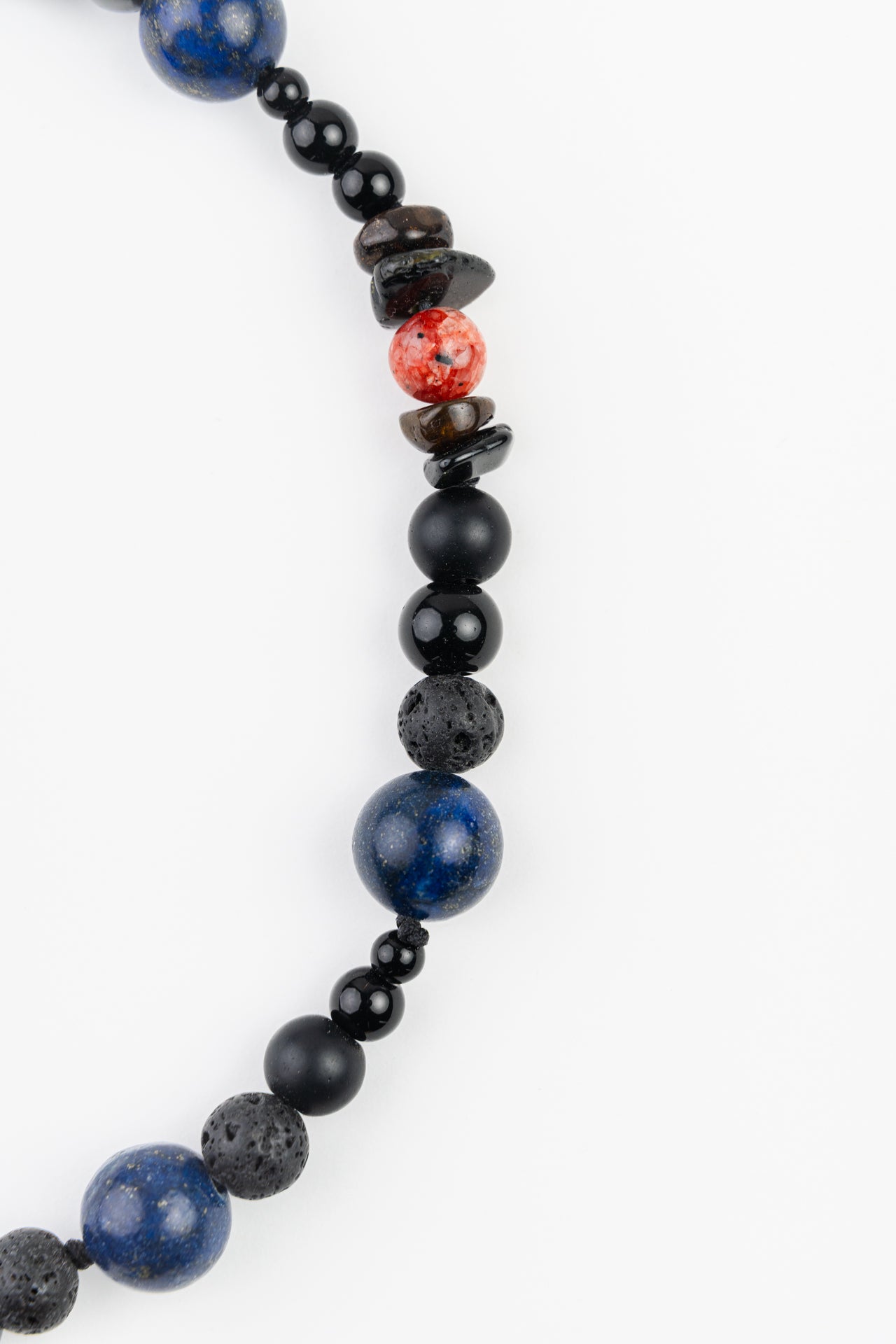 WEB12 Dog Collar Semi-Precious Stones