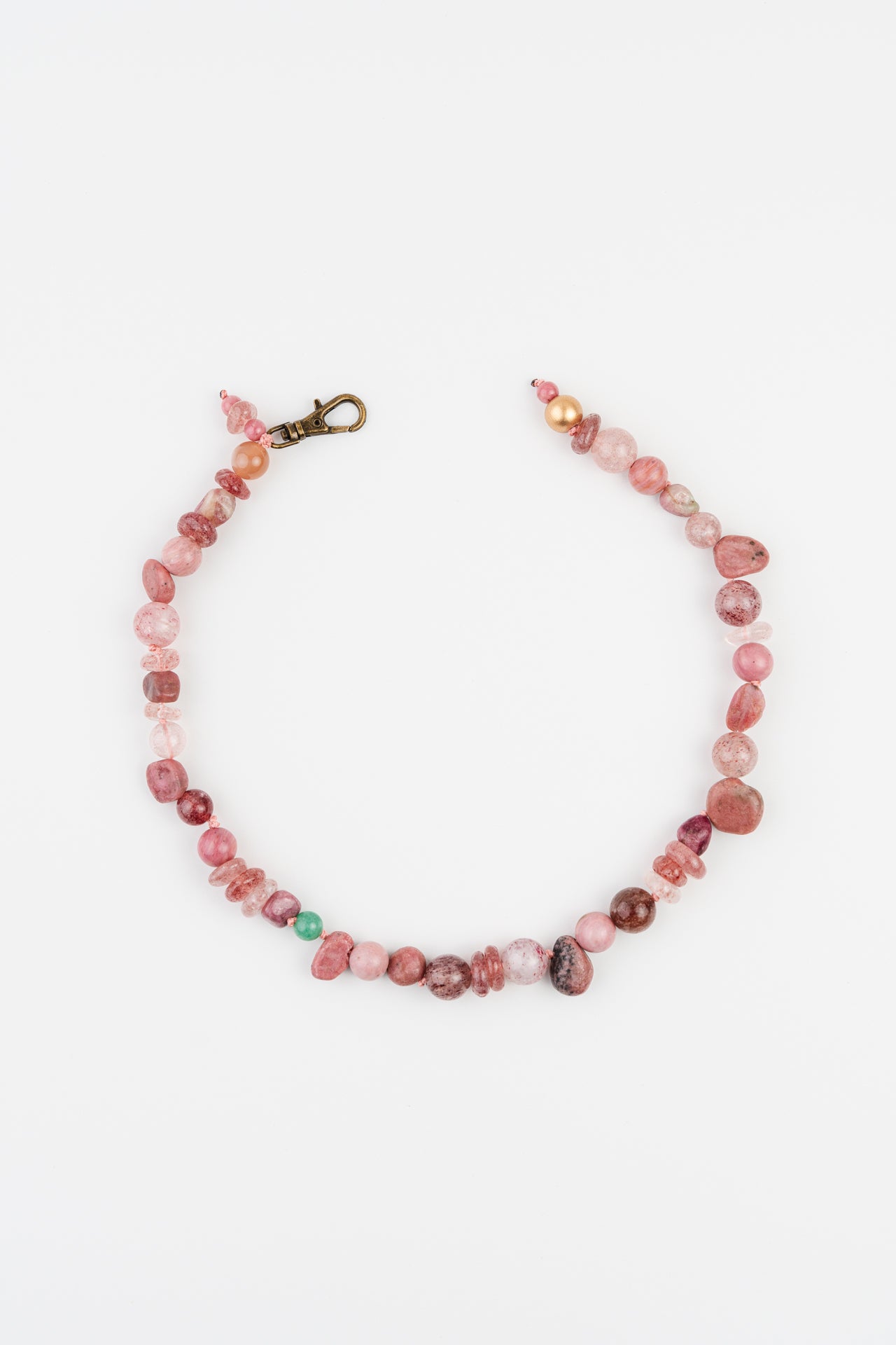 WEB5 Dog Collar Semi-Precious Stones